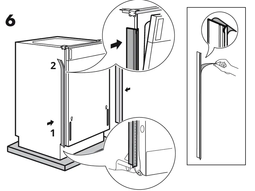 IKEA 504.754.25 HYGIENISK Integrated Dishwasher 9