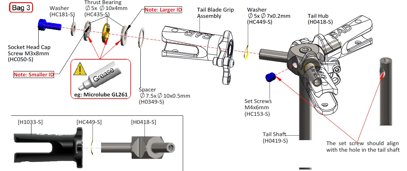 SAB H1653-K 3 Blades Rotor Tail-fig-3