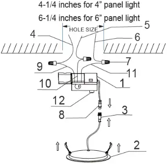 ABBA LIGHTING CB04 Round LED Recessed Ceiling Light 01