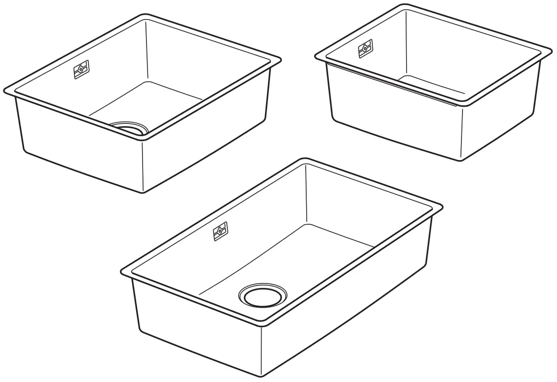 IKEA VRESJON Stainless Steel 37x44cm Inset Sink