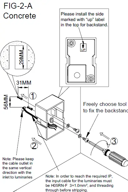 HALCYON-EX161-Surface-Mount-Column-Spot-Two-Way-Up-Down-FIG-2