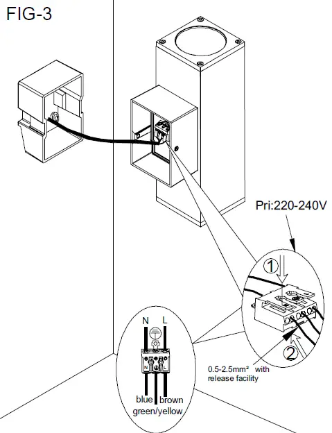 HALCYON-EX161-Surface-Mount-Column-Spot-Two-Way-Up-Down-FIG-4