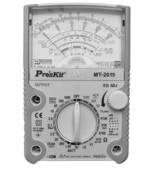eclipse MT-2019 Protective Function Analog Multimeter