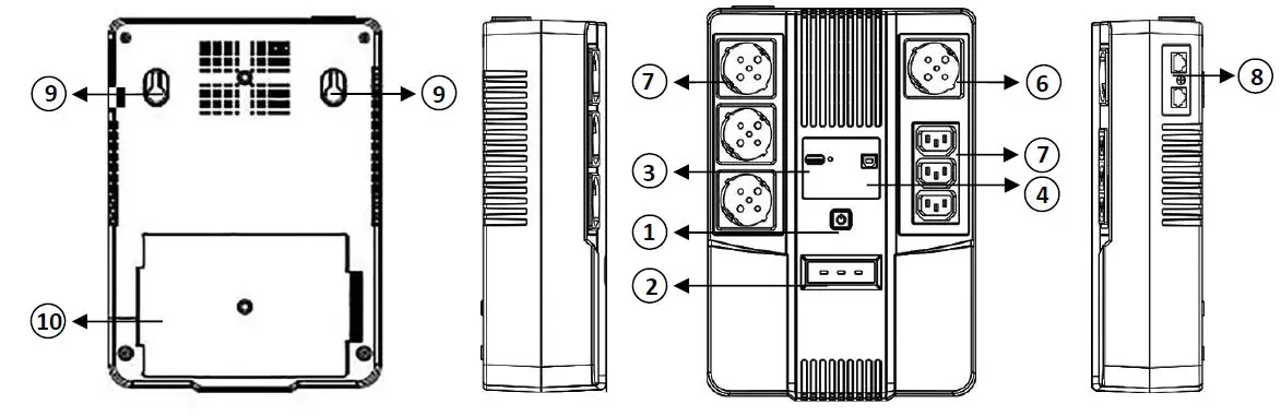 DIGITUS DN-170110 All In One UPS system-fig-2