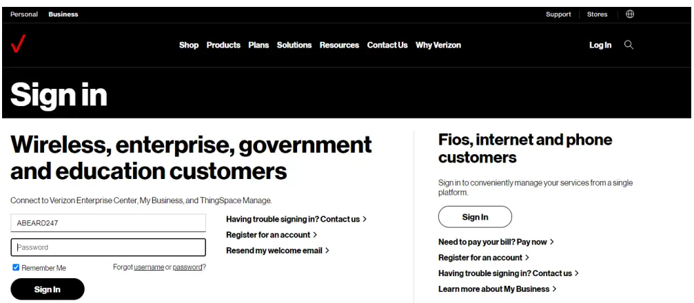 Verizon-Internet-Dedicated-Dynamic -Network-Manager-PRODUCT