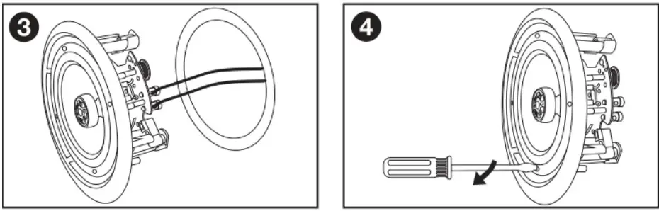 ROCKVILLE HC55 4 Room Home Audio Kit Stereo 8 Ceiling Speakers Wall Controls - Tools1