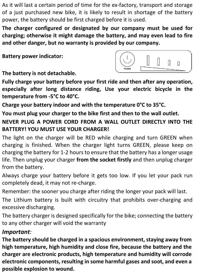 MS ENERGY eBike c500 Electric Bike - CHARGING