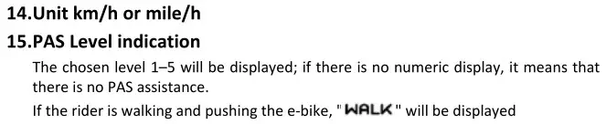 MS ENERGY eBike c500 Electric Bike - Display description 2