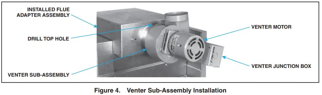 REZNOR CA1 Power Venter Kit - Assembly 1