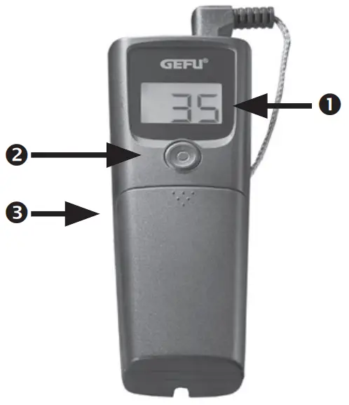 GEFU 21950 Bluetooth Grill and Roast Thermometer Control - Description