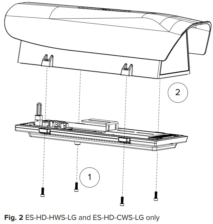 aVIGILOn ES-HD-HWS High Definition Housing Camera - lift the housing
