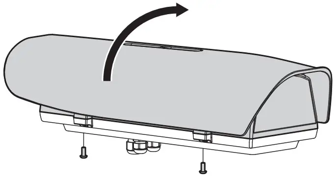 aVIGILOn ES-HD-HWS High Definition Housing Camera - open the housing