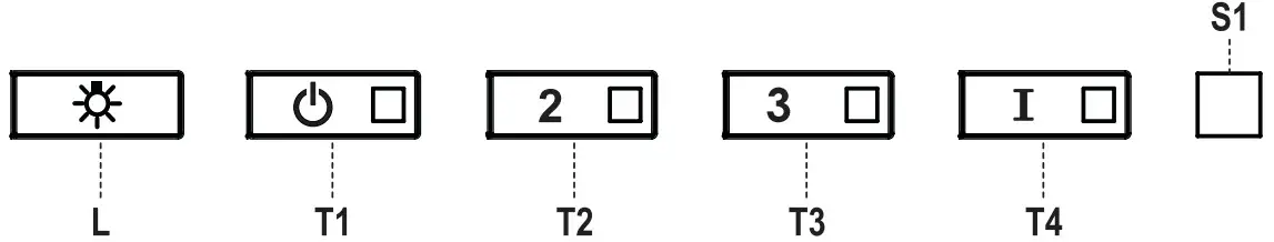 FRANKE FTU PLUS 3707 XS Island Hood - CONTROLS