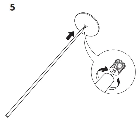 IKEA ISJAKT LED Floor Uplighter-Reading Lamp - Figure5