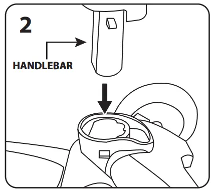 little tikes 660603C3 Glow Stick Scooter - handlebar