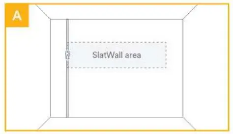 Measure and mark installation area 