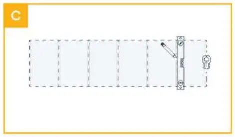 Measure and mark installation area 