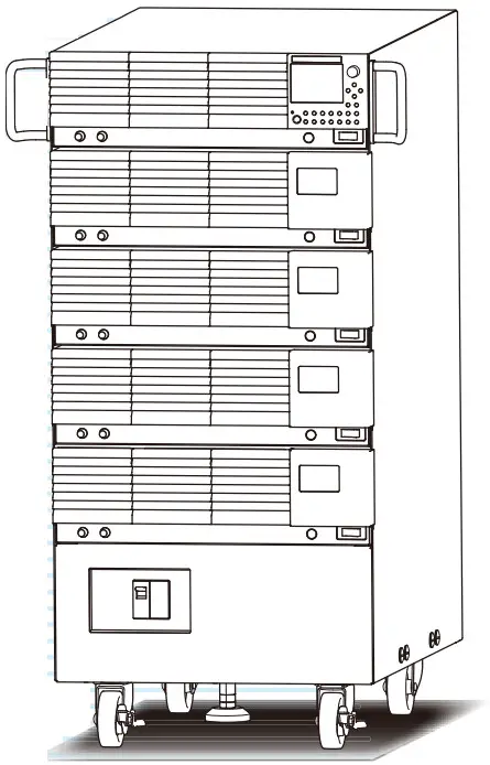 KIKUSUI PBZ20-60 SR Large Capacity Bipolar Power Supply Smart Rack System -