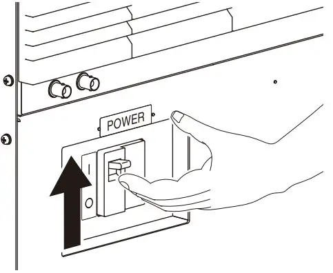KIKUSUI PBZ20-60 SR Large Capacity Bipolar Power Supply Smart Rack System - POWER switch