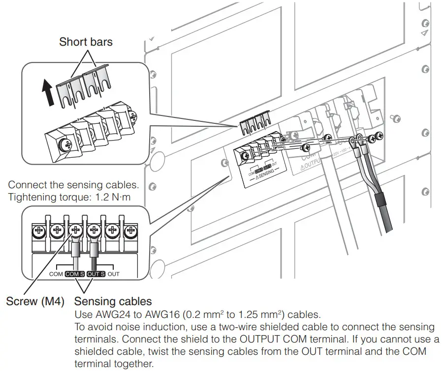 KIKUSUI PBZ20-60 SR Large Capacity Bipolar Power Supply Smart Rack System - Remove the short