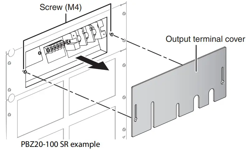KIKUSUI PBZ20-60 SR Large Capacity Bipolar Power Supply Smart Rack System - screws holding1