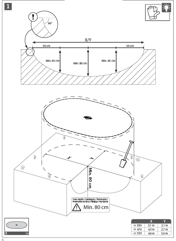 BERG 350-Champion-InGround-Trampoline-Green-FIG- (2)