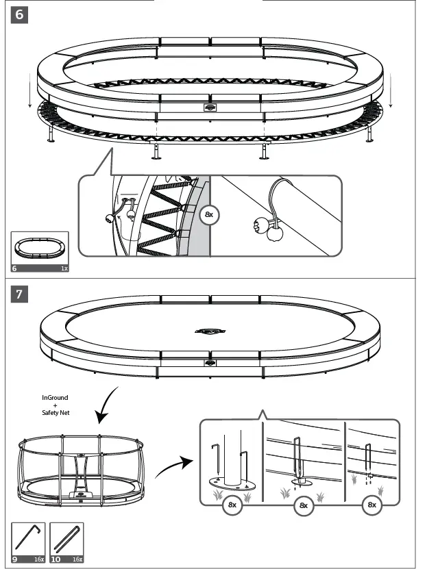BERG 350-Champion-InGround-Trampoline-Green-FIG- (5)