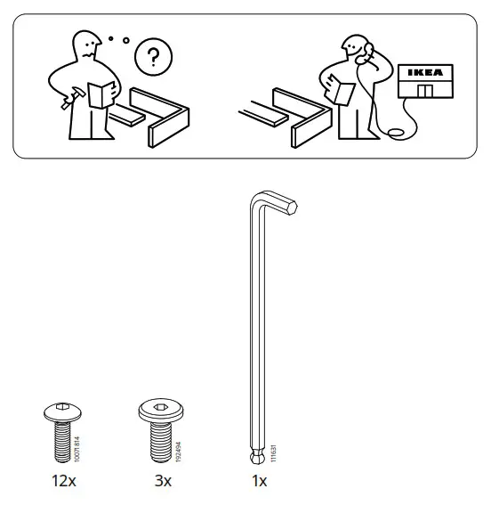 IKEA KLINTEN Chair Brown Kilanda Light - figure
