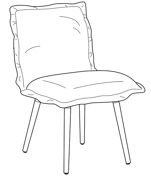 IKEA KLINTEN Chair Brown Kilanda Light