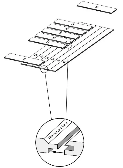 Dessliy HDD21DKBR84DIY Base Lite Sliding Barn Door - H3 Series 3