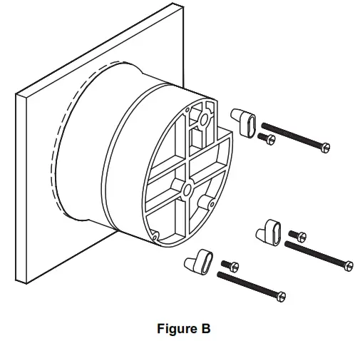 Dwyer P-RPMC Series RPMC StabiliSENSE Critical Room Pressure Monitor - Figure B