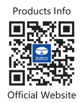 SIRUI 35mm F1.8 Anamorphic 1.33X Lens Instructions - QR Code
