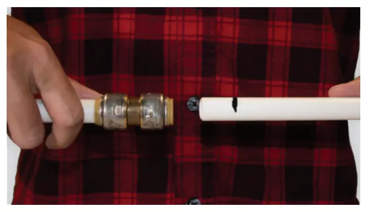 Shark UR008Z4 Max 4 Pack 1 2 in dia Coupling Push Fitting - plastic pipe