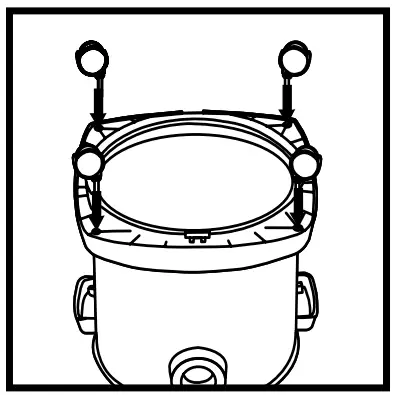 shop vac 87MT Series Wet or Dry Shop Vacuum Cleaner - casters
