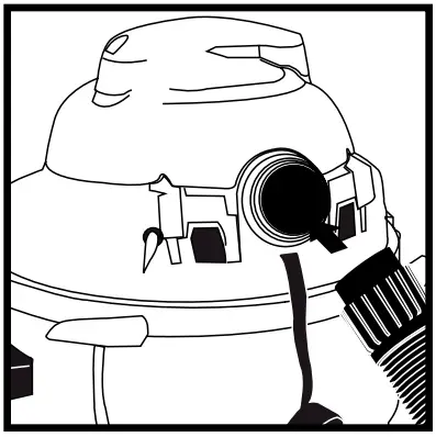 shop vac 87MT Series Wet or Dry Shop Vacuum Cleaner - port cover