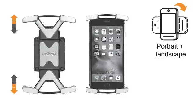 IBERA-IB-PB26-Adjustable-Phone-Holder-with-Bike-Mount-fig-1