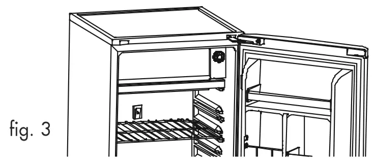 PREMIUM LEVELLA PRF32405XW, PRF32406XS 3.2 CU FT Refrigerator - fig 6