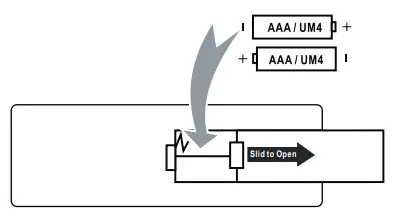 VICTOR VDTS 4400 Desktop CD Stereo System - Battery