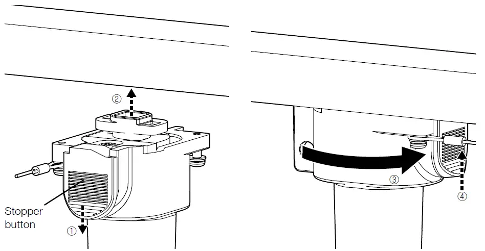 i-PRO WV-QLR100-W Light Rail Mounting Bracket 10