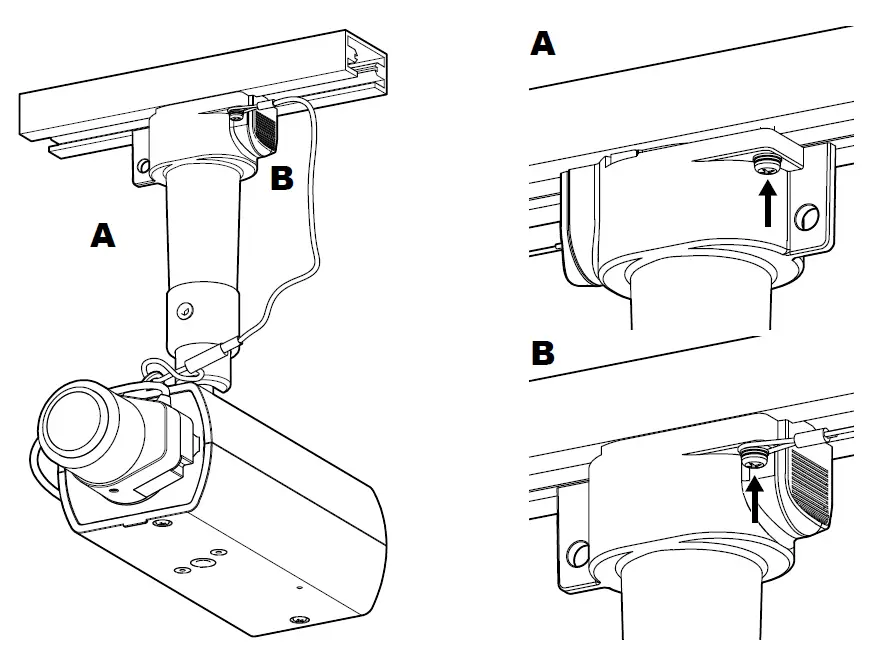 i-PRO WV-QLR100-W Light Rail Mounting Bracket 11