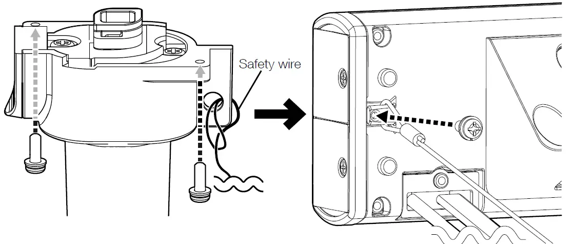 i-PRO WV-QLR100-W Light Rail Mounting Bracket 6