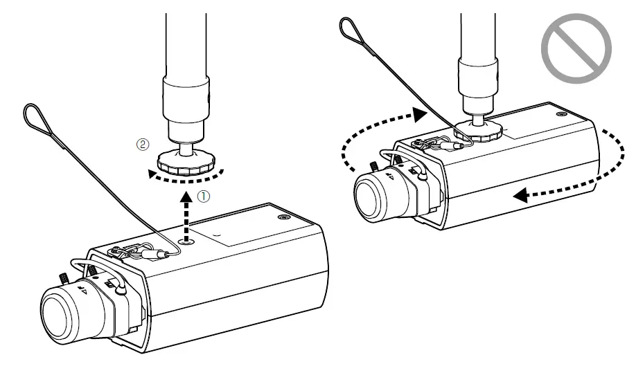 i-PRO WV-QLR100-W Light Rail Mounting Bracket 9