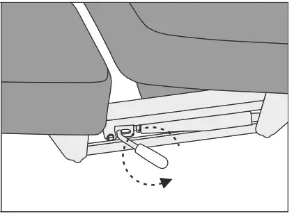 HABYS Gemini Flex Stationary Treatment Massage Tables - Armrest adjustment