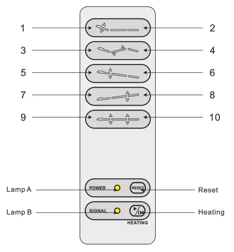 HABYS Gemini Flex Stationary Treatment Massage Tables - hand control