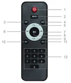 moonki MO-PB280 Party Speaker - Remot control