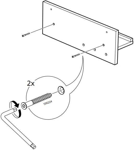 IKEA HASTVISKARE Wall Organizer B5