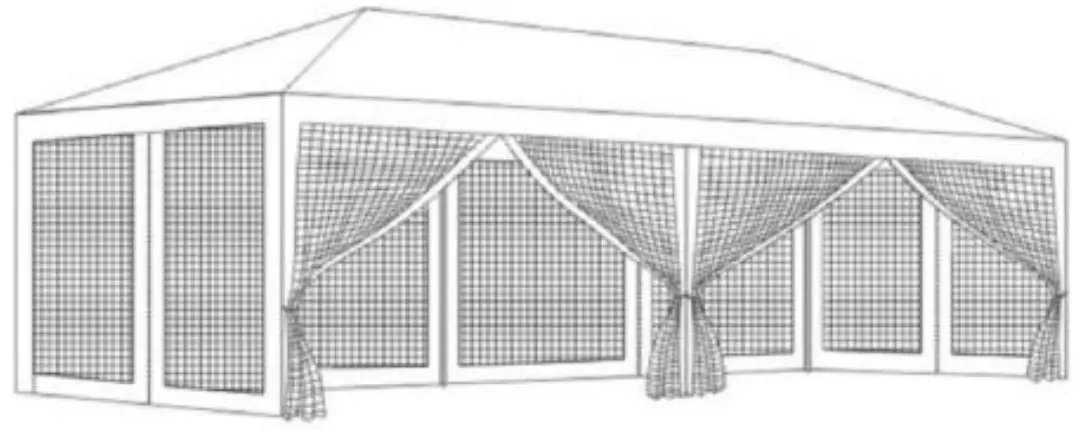 VINGLI HDG26001621 Easy Pop Up Canopy Tent