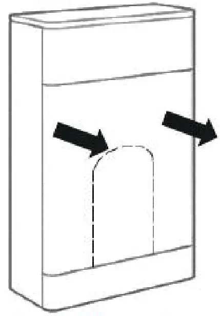 Baxenden 900mm Grey Freestanding Vanity Unit with Basin - Pencil 1