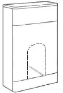 Baxenden 900mm Grey Freestanding Vanity Unit with Basin - Pencil