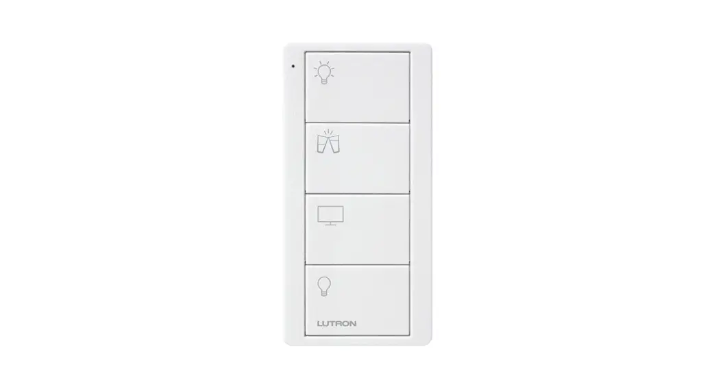 Lutron Pk2-4b Pico 4-button Wireless Control User Manual Lutron Pk2-4b Pico 4-button Wireless Control User Manual